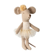 Maileg Ballerina Mouse - Little Sister Off White