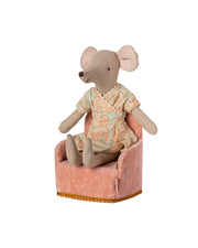 Maileg Folding Mouse Chair - Rose