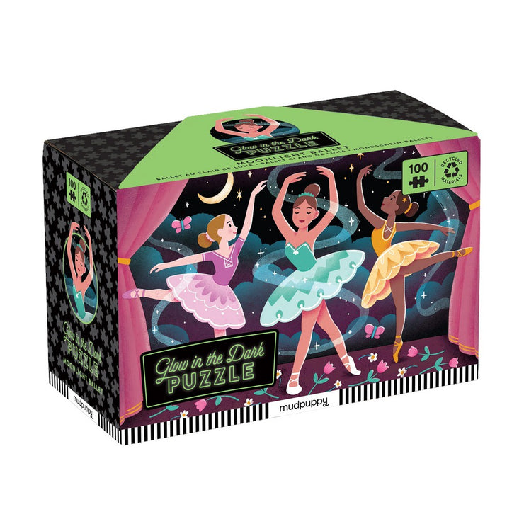 Moonlight Ballet 100 Piece Glow In The Dark Puzzle