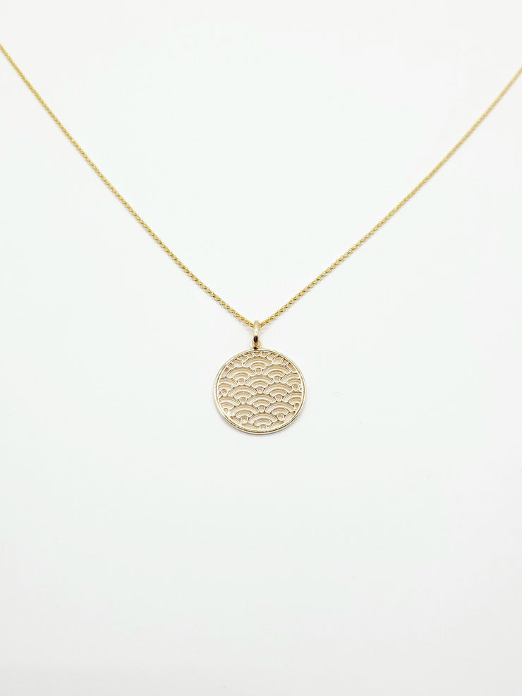 18K French Gold Japonaise Necklace