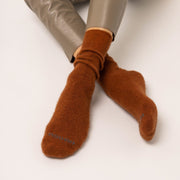 Nooan Piha Possum Socks - Leather Brown