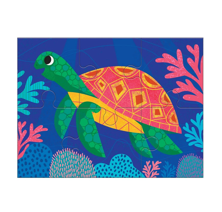 4-in-a-Box Puzzle  Set - Ocean Friends