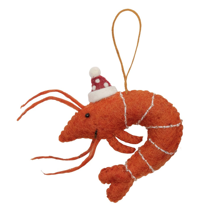 Hanging Christmas Decorations: Prawn