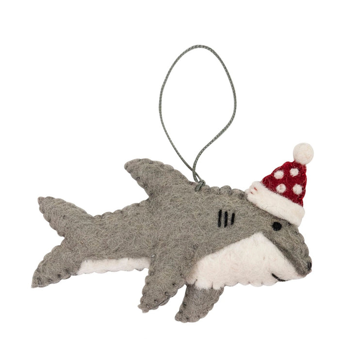 Hanging Christmas Decorations: Xmas Shark