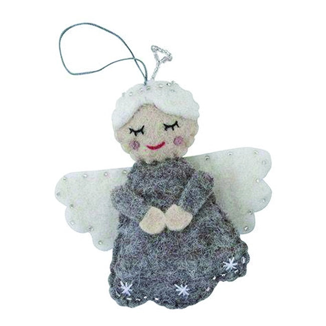 Hanging Christmas Decorations: Angel w Halo 24