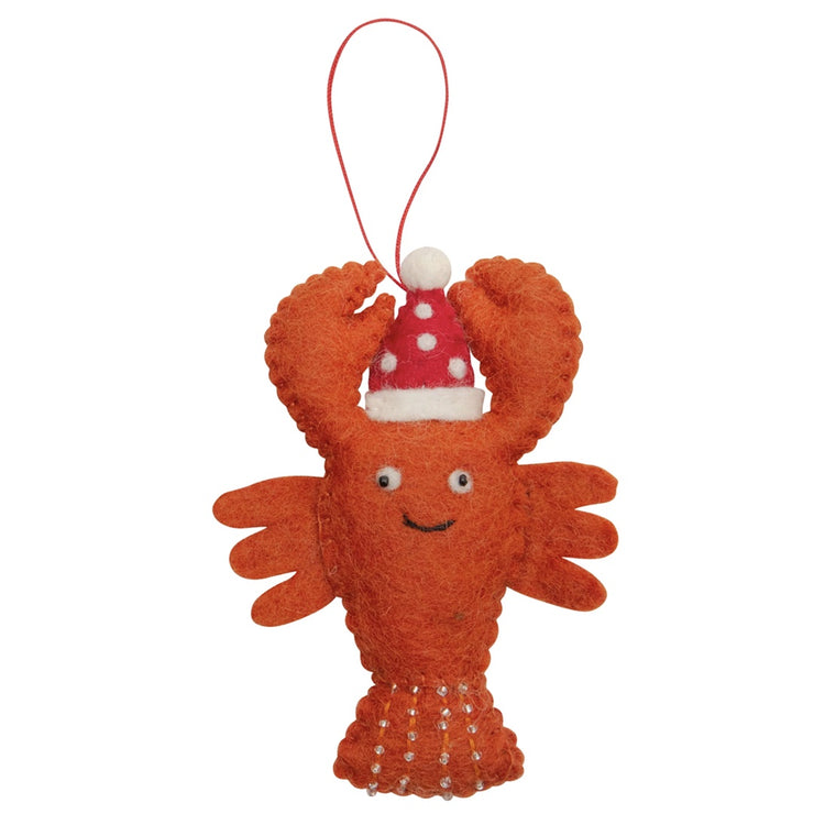 Hanging Christmas Decorations: Xmas Lobster