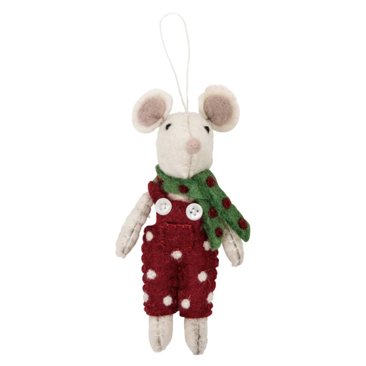 Hanging Christmas Decorations: Mice Boy 24