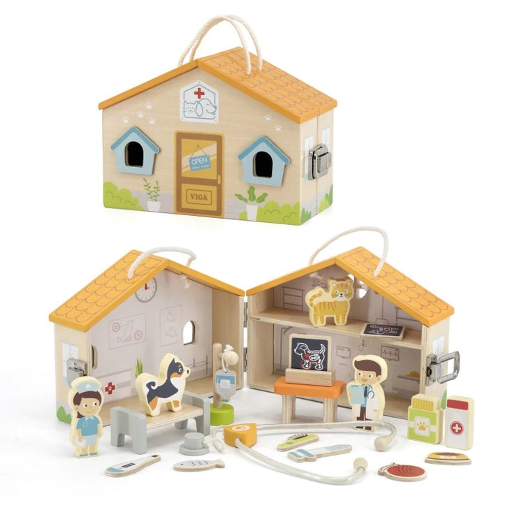 Wooden Pet Hospital