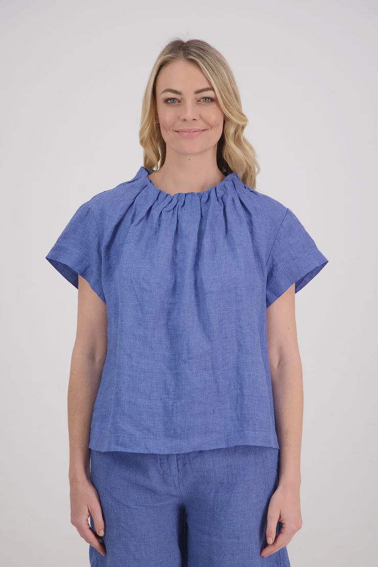 Briarwood Pip Top -  Bright Blue