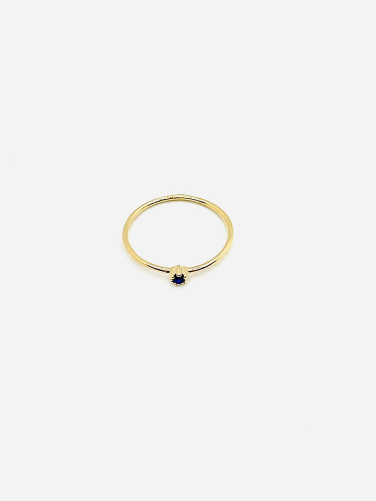 18K Gold Petite Saphir Ring