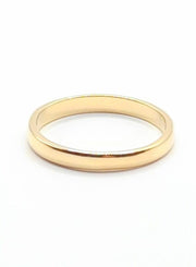 18K French Gold Band Ring