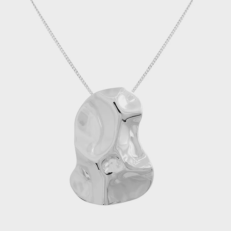 Mirer Exquisite Necklace Rhodium