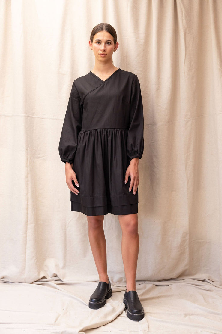 Sebastian Denim Dress - Black