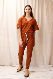 Travel Pant - Chestnut