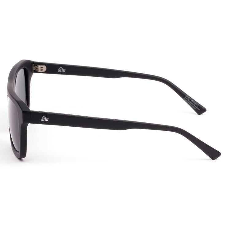 Sito GT Sunglasses - Matt Black/Iron Grey Polarised