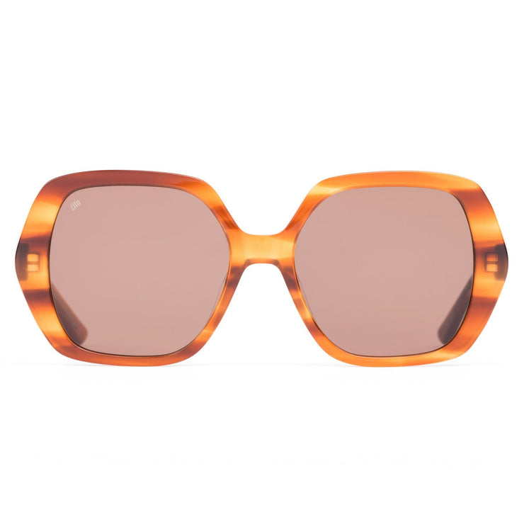 Sito Luccaa Sunglasses - Tangelo/Coffee