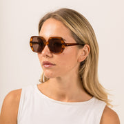 Sito Luccaa Sunglasses - Tangelo/Coffee