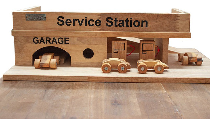 Solid Wooden Service Station