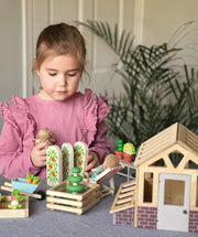 Greenhouse with Garden Set