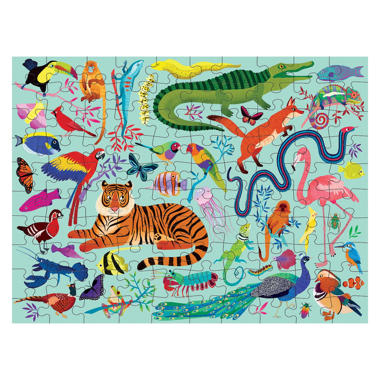 Animal kingdom Double Sided Puzzle 100 Piece