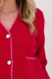 Briarwood Valentino Cardigan - Red/Pink COMING SOON