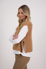 Briarwood Vickie Vest - Taupe