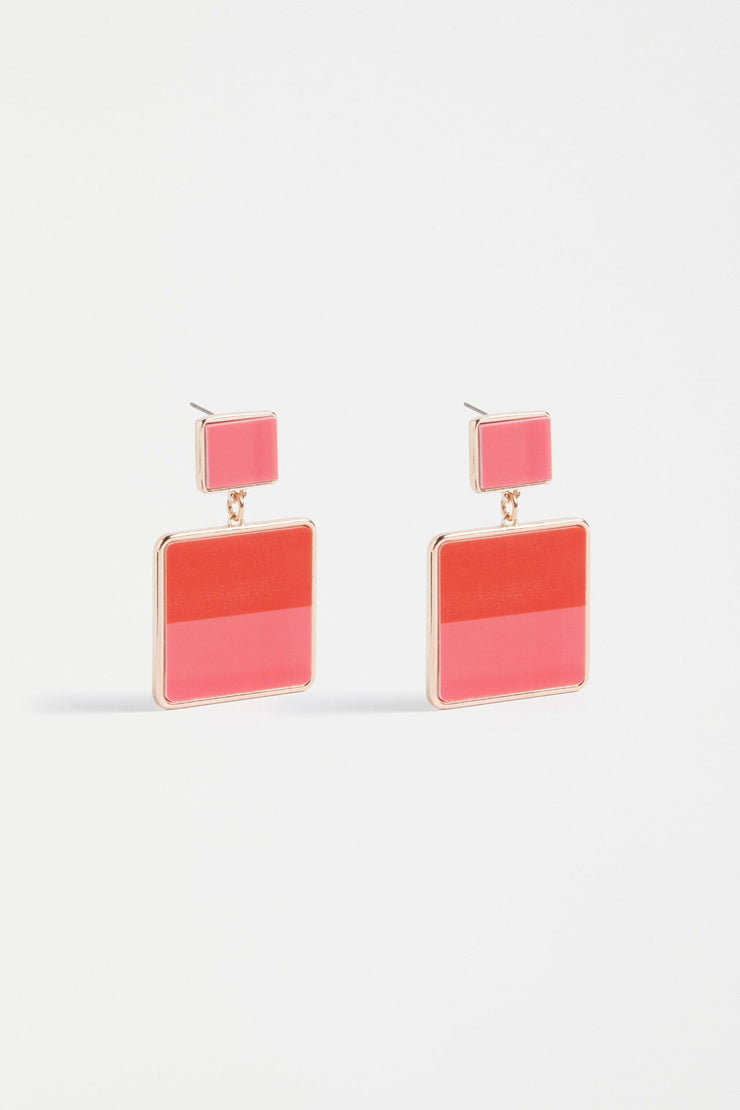 Brikka Earrings - Pink Punch