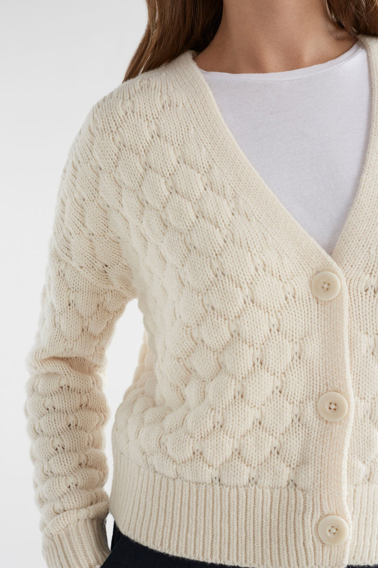 Elk Emmer Cardigan - Oatmeal