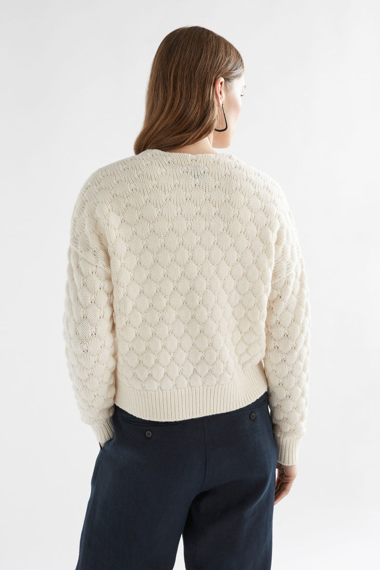 Elk Emmer Cardigan - Oatmeal