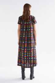 Elk Haki Dress - Tessela Print