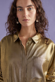 Elk Luche Shirt - Gold Metallic