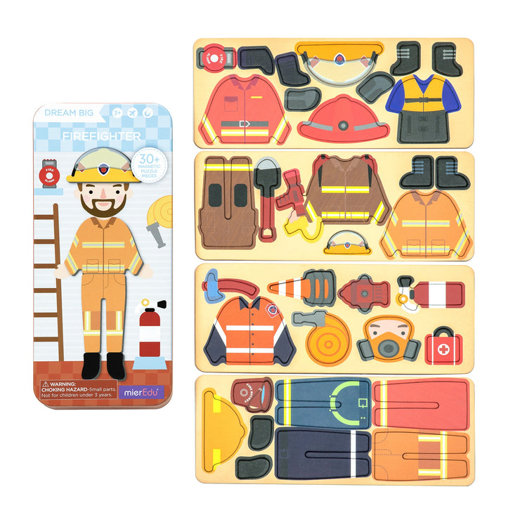 Magnetic Puzzle Box - Firefighter