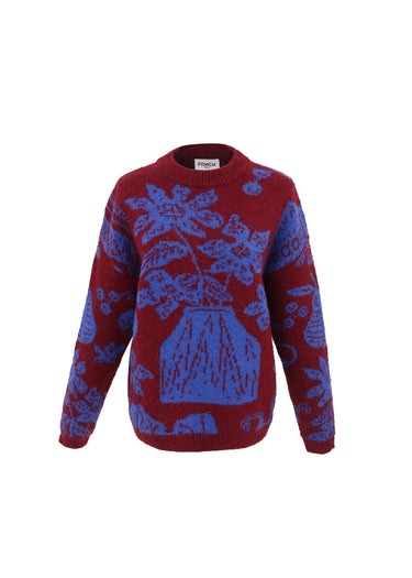 Egenie Sweater - Flora Blue