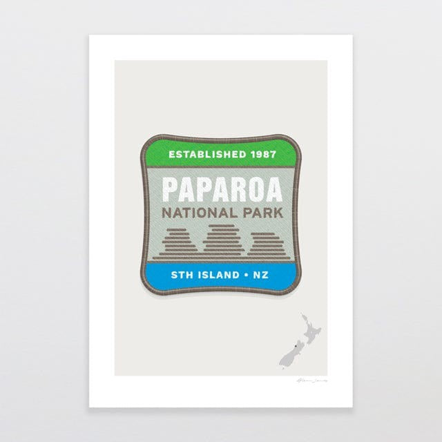 National Park Patch Print - Paparoa