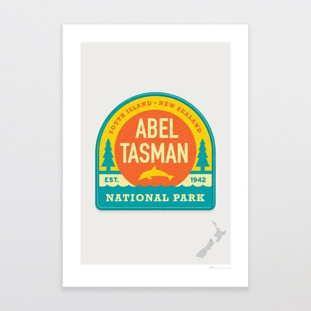 National Park Patch Print - Abel Tasman