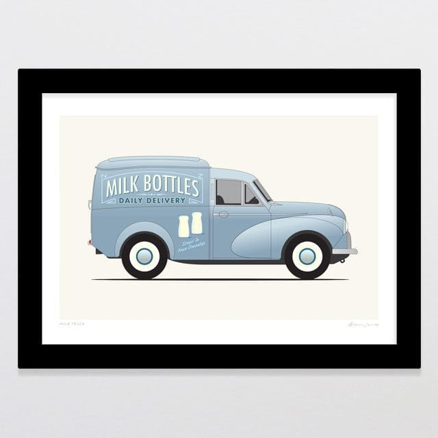 Glenn Jones Print - Milk Truck