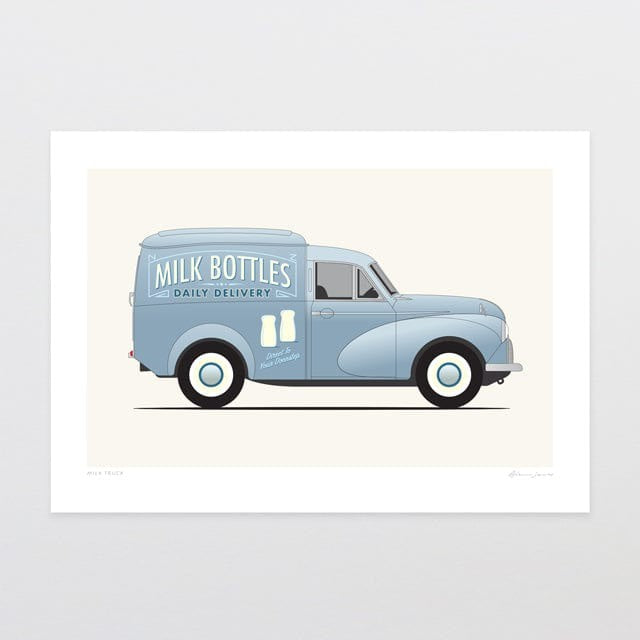 Glenn Jones Print - Milk Truck