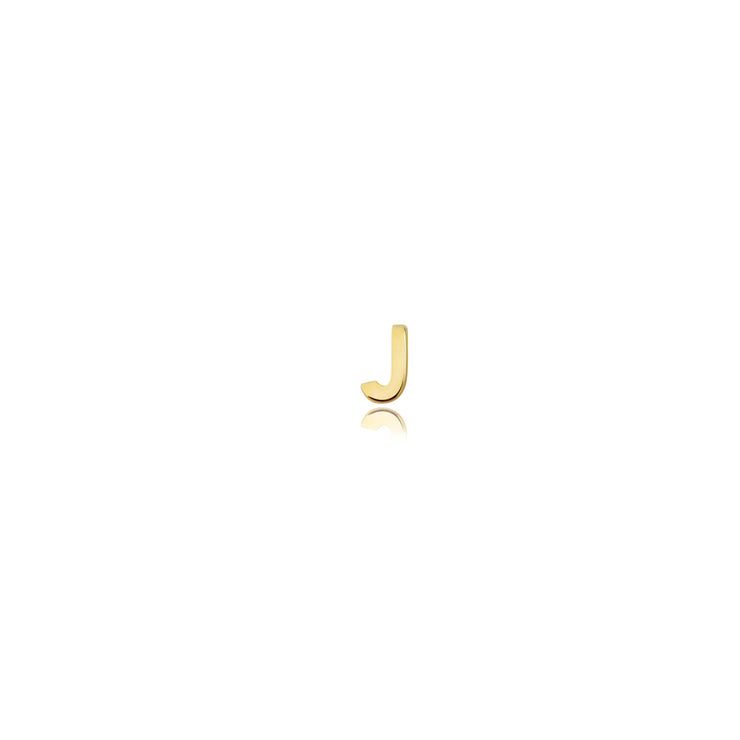 Gold Plated SS Letter Studs