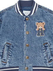 Dreamy Denim Bomber Jacket