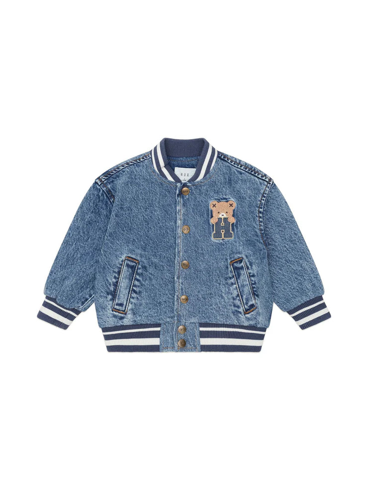 Dreamy Denim Bomber Jacket