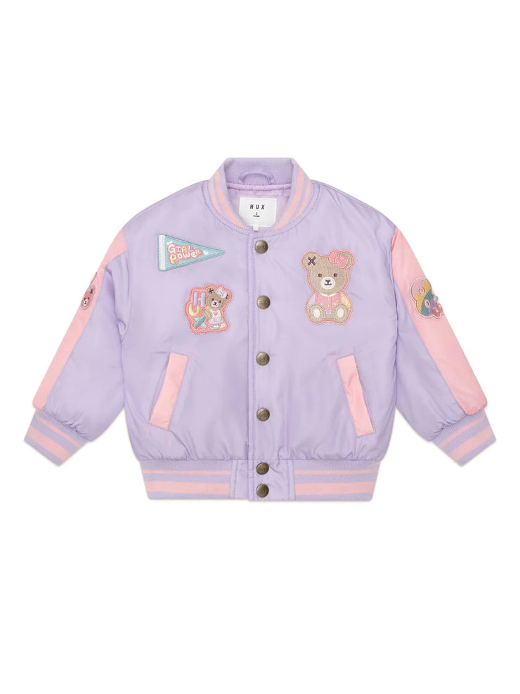 Orchid Hux Varsity Jacket