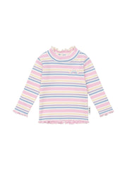 Rainbow Stripe Rib Skivvy