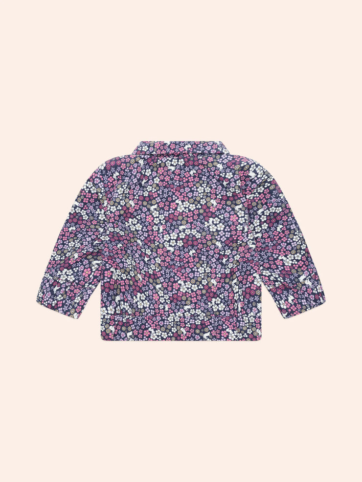 Midnight Flower Garden Cord Jacket