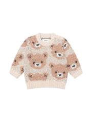 Ecru Huxbear Knit Jumper