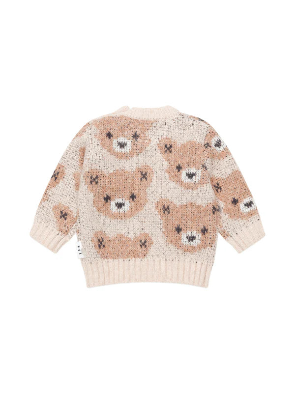 Ecru Huxbear Knit Jumper