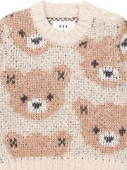 Ecru Huxbear Knit Jumper