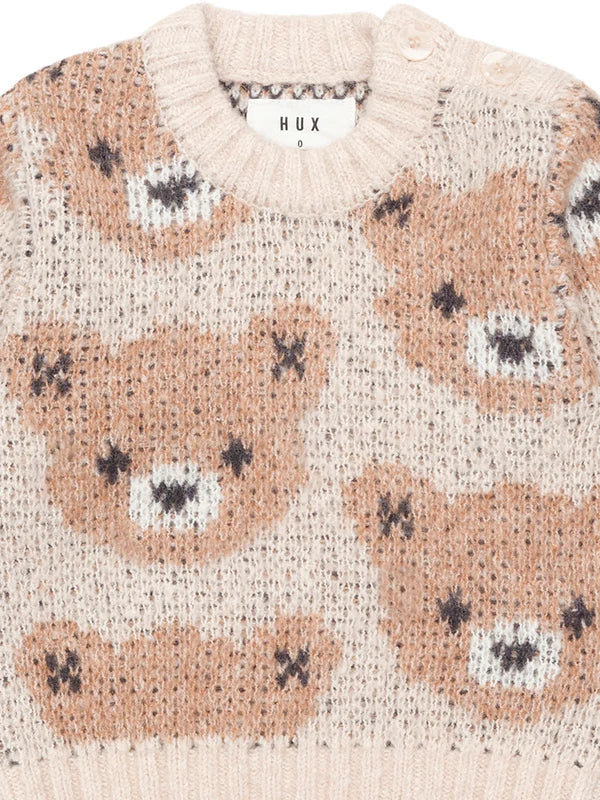 Ecru Huxbear Knit Jumper