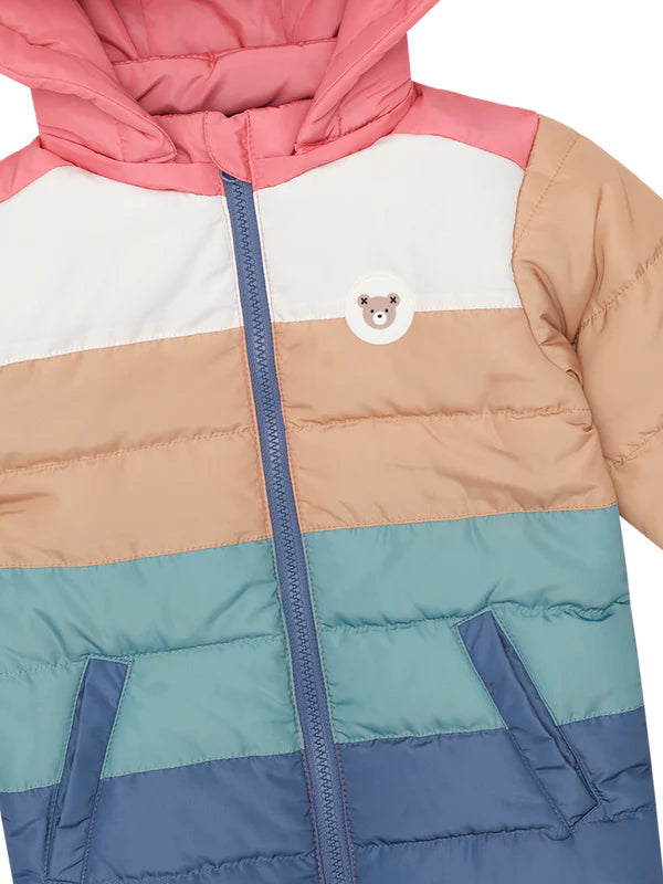 Colour Block Parka