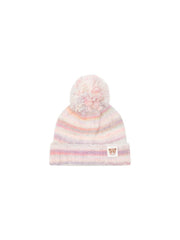 Rainbow Stripe Knit Beanie