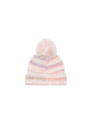 Rainbow Stripe Knit Beanie